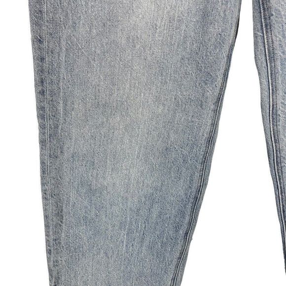 American Eagle Baggy Jean Womens Medium Wash High Rise Blue Jeans sz 10 Long - Picture 6 of 16
